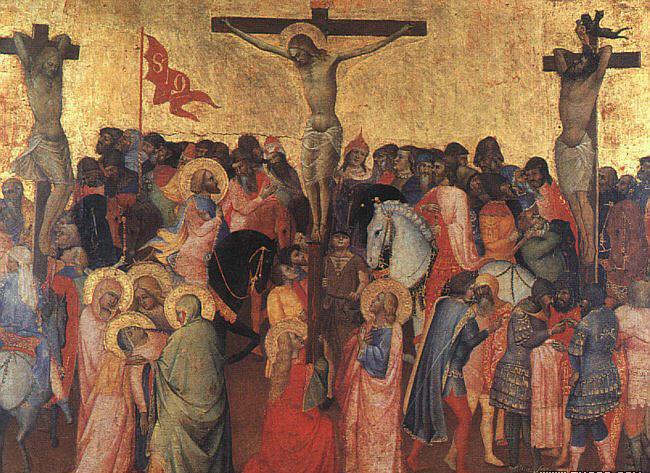 GADDI, Agnolo Crucifixion oil painting picture